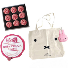Load image into Gallery viewer, 30% OFF: Miffy Pink Bundle Of Love + Ruby Raspberry Belgian Chocolates (9 PCs)