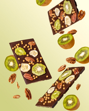 Load image into Gallery viewer, Kiwimandjaro 50% Belgian Dark Chocolate Bar (100G)