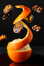 Load image into Gallery viewer, Orange Filling with 50% Dark Fruzzle Chocolate (16 PCS)
